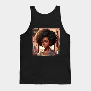 Strength Dignity and proud  Black Woman Afro pride Tank Top